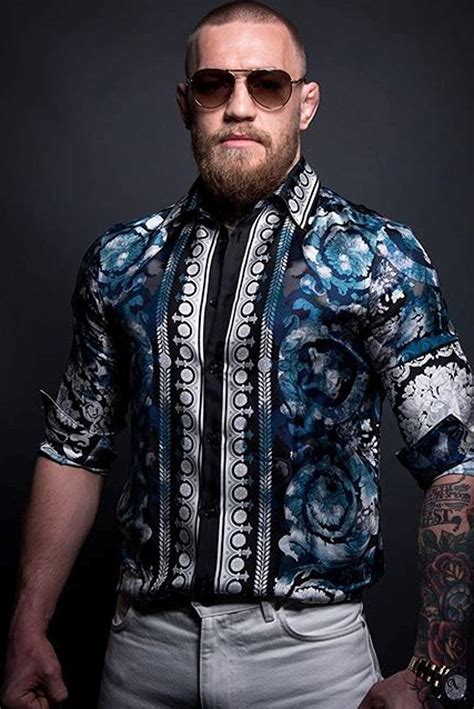 conor mcgregor shirt versace|Revealed: The Staggering Price of Conor McGregor's Outfit He .